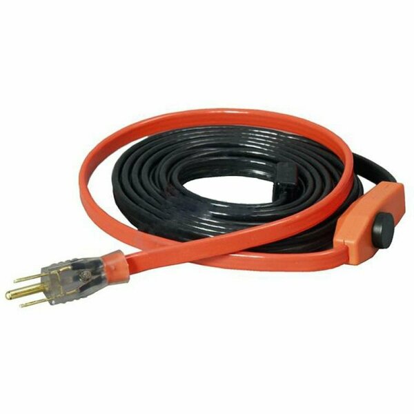 American Imaginations 181.10 in. Black Plastic Electric Water Pipe Freeze Protection Cable AI-37194
